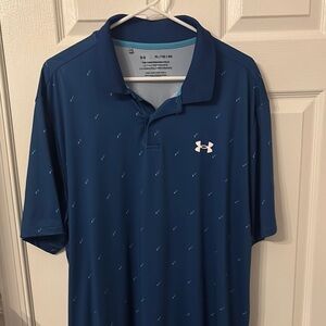 Under Armour Men's Blue Polo Shirt